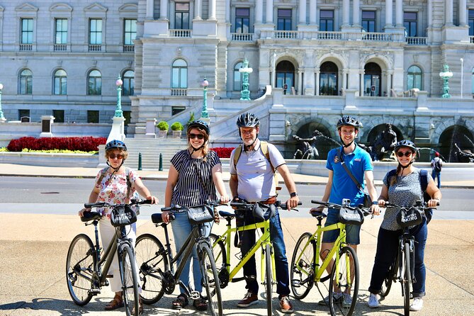 2 Hour Guided Bike Tour of Capitol Hill - FBI headquarters and the final ride back