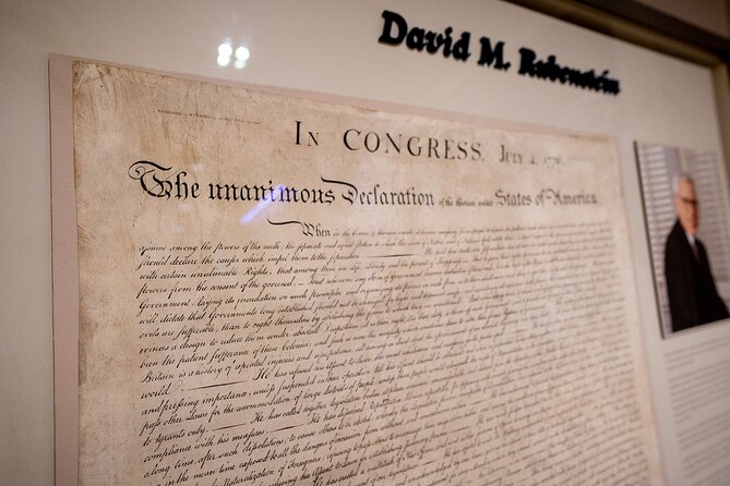 America’s 250th VIP Tour: Archives, Portraits & History 6 ppl Max - Key points to know before booking