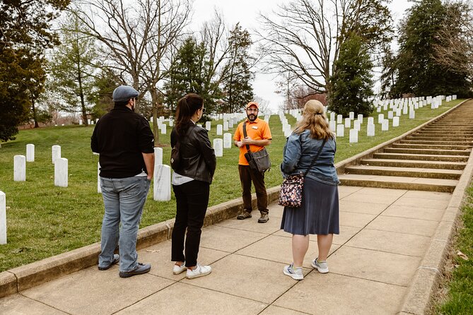 Arlington Cemetery: Kennedy Memorials & Changing of Guard Walking - Audie Murphy and the memorials near his grave