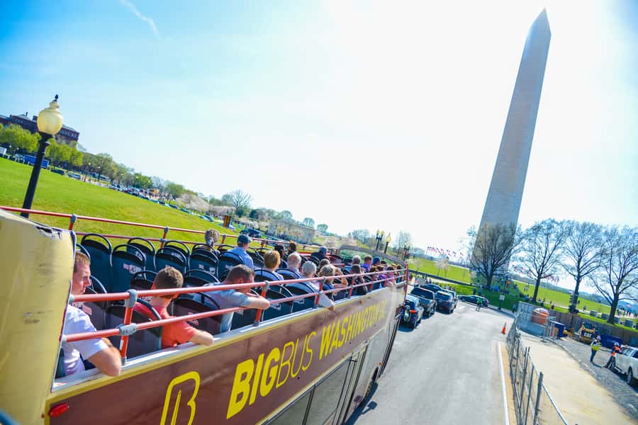 Best of DC: Hop-on Hop-off Bus Tour & Night Tour (Save 40%) - Arlington National Cemetery at your own pace