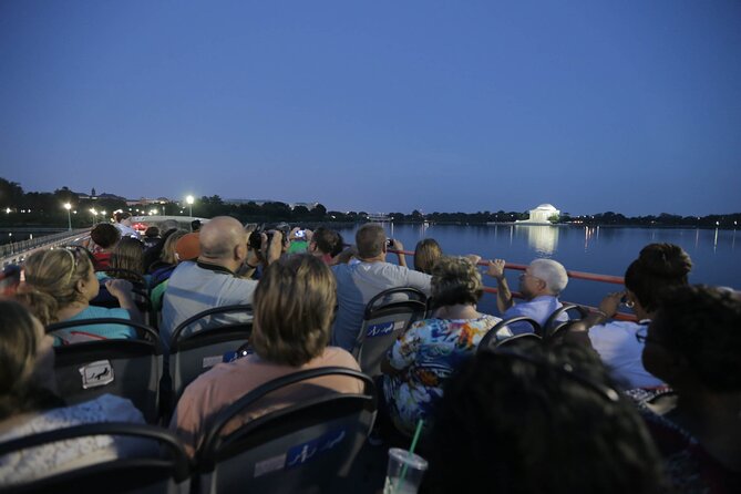 Big Bus DC: Monuments & Memorials Night Tour by Open-top Bus - The Lincoln Memorial stop gives you the best ground time