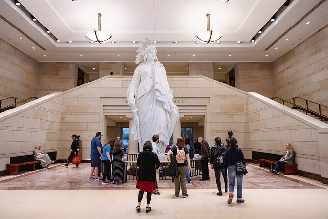 Capitol Hill Tour inside Supreme Court, Library and Capitol - Taking the underground passage to the Capitol Visitor Center