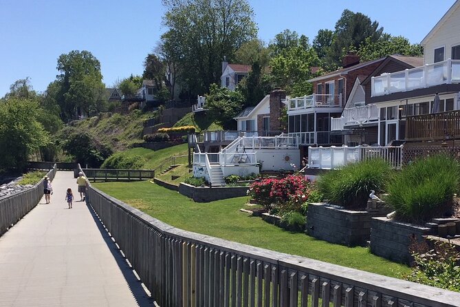 Chesapeake Beach Guided Walking Tour - The Cliffs - The Boardwalk View Is the Main Event