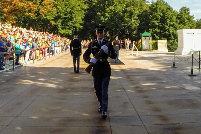 Day or Night National Mall Bus Tour with Arlington Cemetery Walk - JFK’s grave, Arlington House, and the cemetery’s other stories