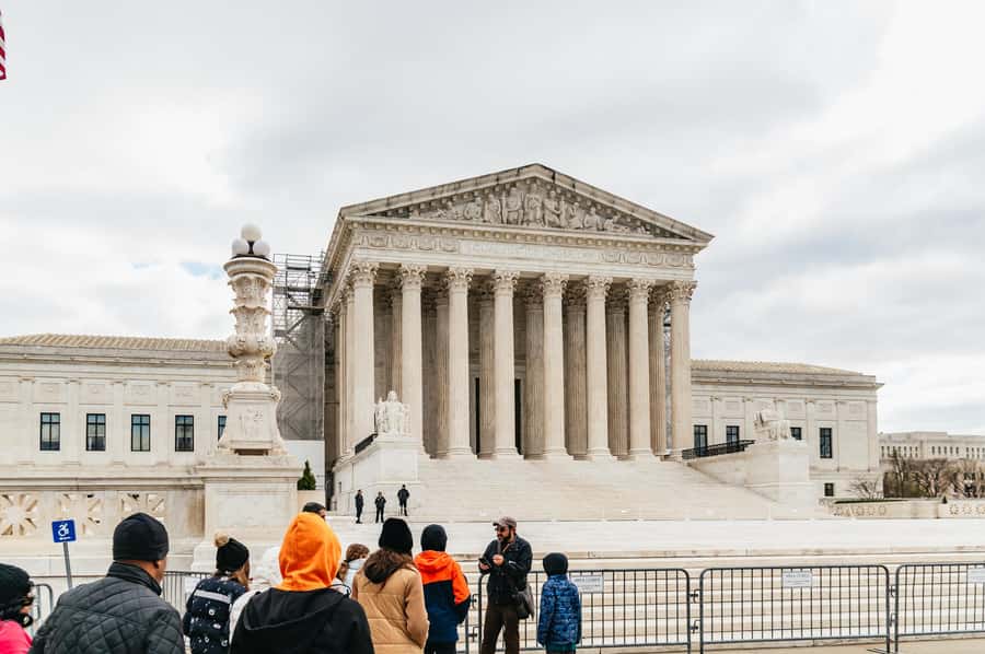 DC: Capitol Hill and Library of Congress Tour with Tickets - The Supreme Court, seen from the outside