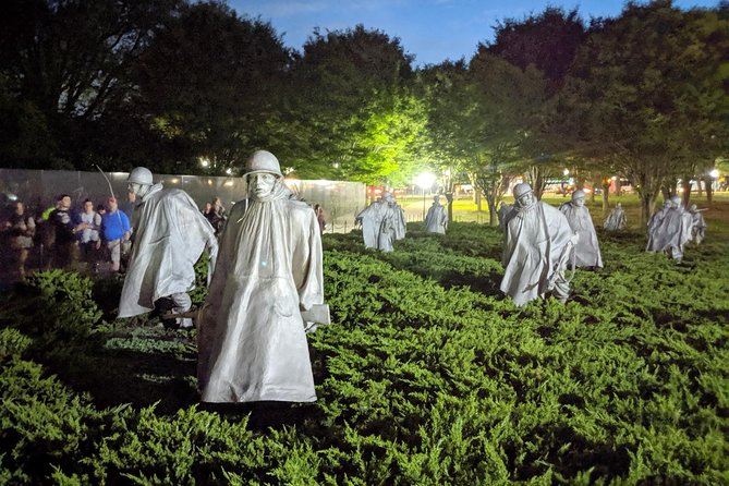 DC Memorials Night Tour: Glass-Roof Convertible Upgrade Option - Jefferson Memorial and the Tidal Basin at night