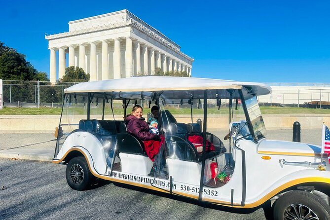 DC Monuments & History Guided E-Cart Tour-Blankets - The Jefferson and Franklin Roosevelt memorials
