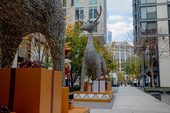 Downtown DC Holiday Tour: Lights, Decorations & Festive Cheer - CityCenterDC and the polished holiday displays