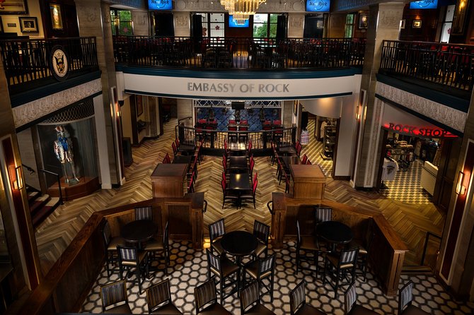 Hard Rock Cafe Washington DC - Acoustic menu: the simpler meal choice