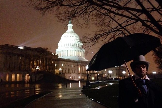 Haunted DC Night-Time Walking Tour on Capitol Hill - The Capitol at night