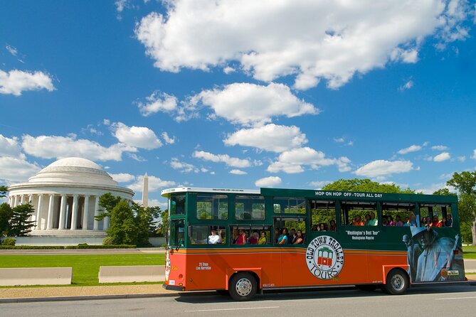 Hop-On Hop-Off 21 Stop Trolley Tour + Arlington Cemetery Tour - The National Mall Memorials
