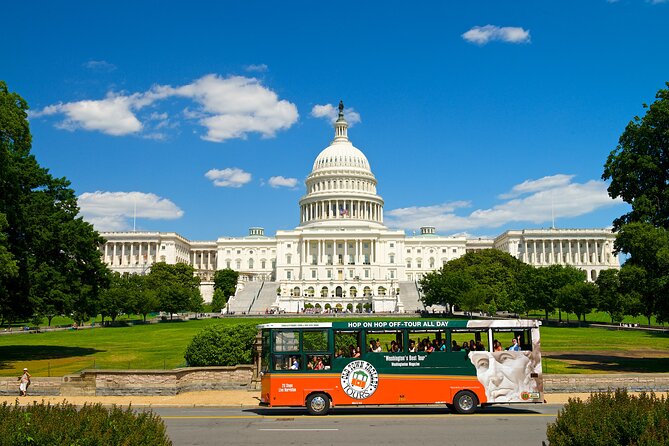 Hop-On Hop-Off 21 Stop Trolley Tour + Arlington Cemetery Tour - Union Station, the Capitol, and Air and Space