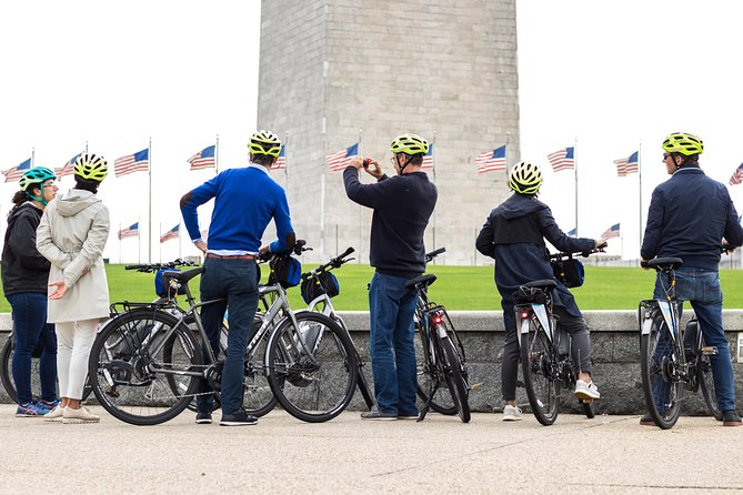 Monumental Electric Bike Tour - The three memorials beside the Reflecting Pool