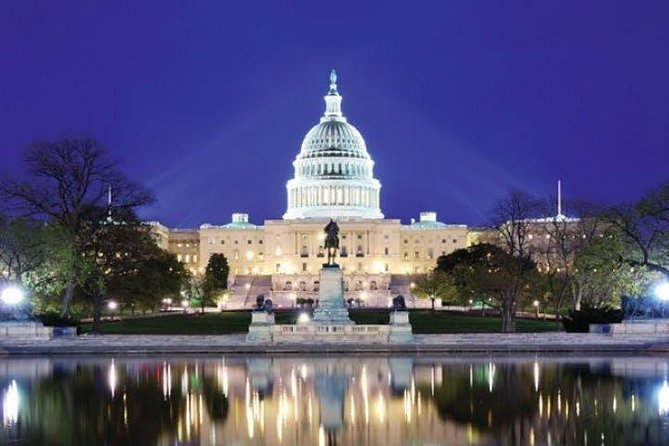 National Mall Night Tour with 10+ Monuments (Public or Private) - The Capitol begins the evening