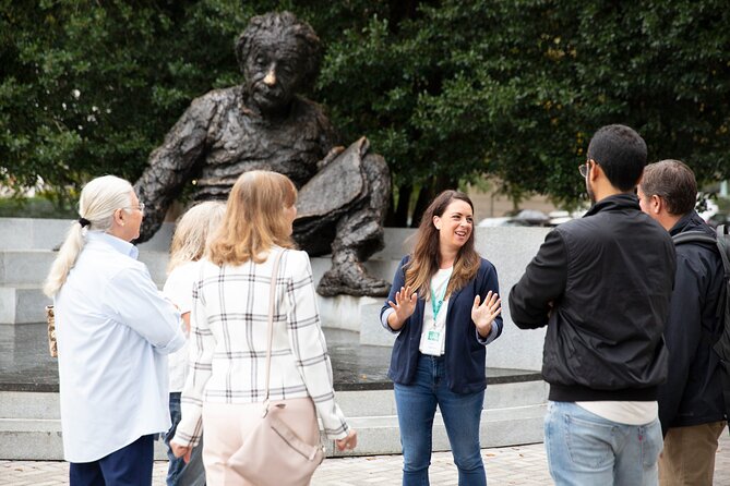 National Mall Tour with Reserved Entry to Washington Monument - Meeting Albert Einstein at the tour’s useful starting point