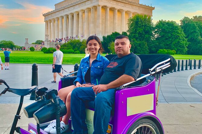 Pedicab Sightseeing Tour on the National Mall - The Washington Monument explains more than its famous shape