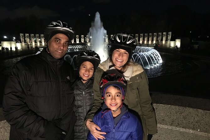 Private DC Monuments at Night Bike Tour - FDR and Jefferson Memorials along the Tidal Basin
