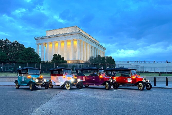 Public or Private DC Moonlight Tour by E-Cart or Vintage Car - Capitol Hill begins the ride with scale and history
