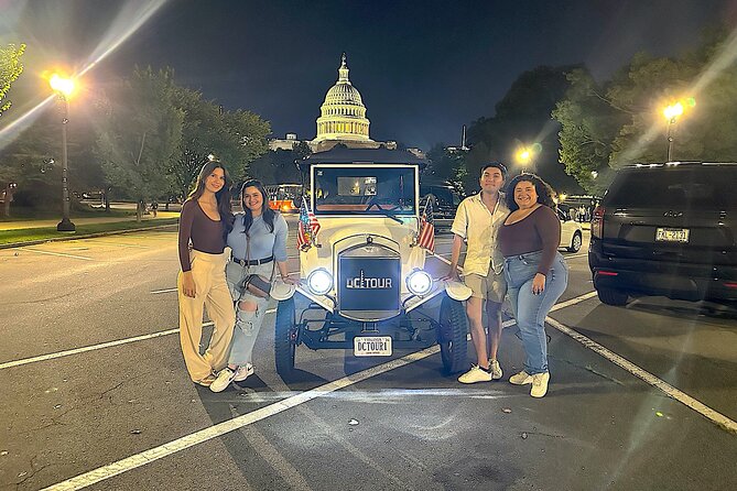 Public or Private DC Moonlight Tour by E-Cart or Vintage Car - Martin Luther King, Jr. Memorial adds a strong human focus