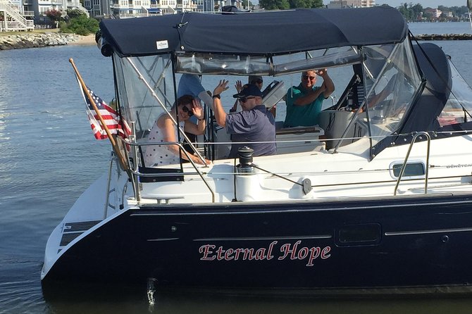 Sailboat Cruise on Chesapeake Bay - The Crew Sets the Mood