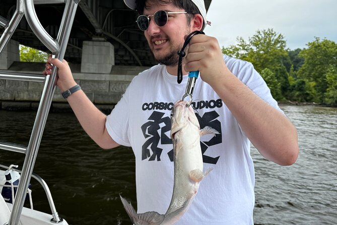 Scenic DC Fishing Charter on the Potomac - Fishing time on Geronimo