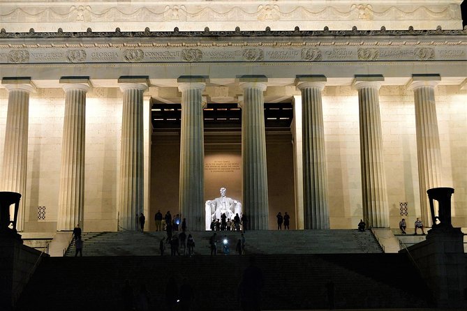 Small Group National Mall Night Tour with 10 Top Attractions - Lincoln Memorial closes the Mall portion with a major view