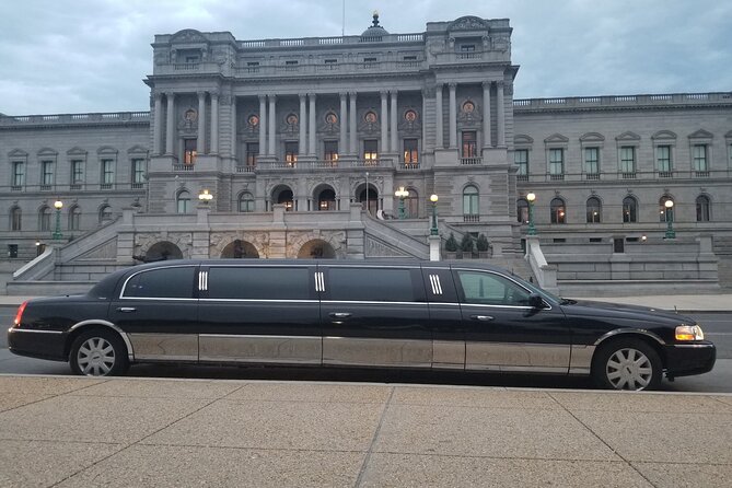 Stretch Limo Private Day & Night Custom Tours of Washington DC - Day rides or monuments under lights