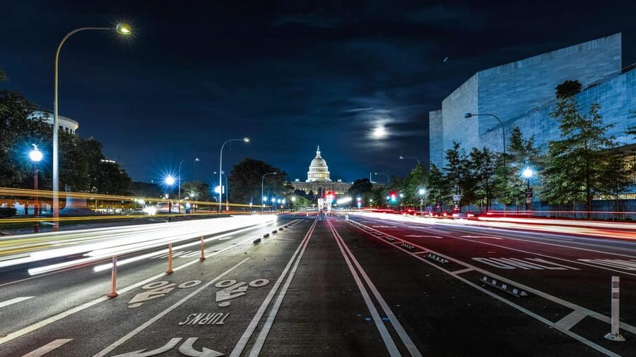 Washington After Dark Night Tour - The United States Capitol, about 15 minutes