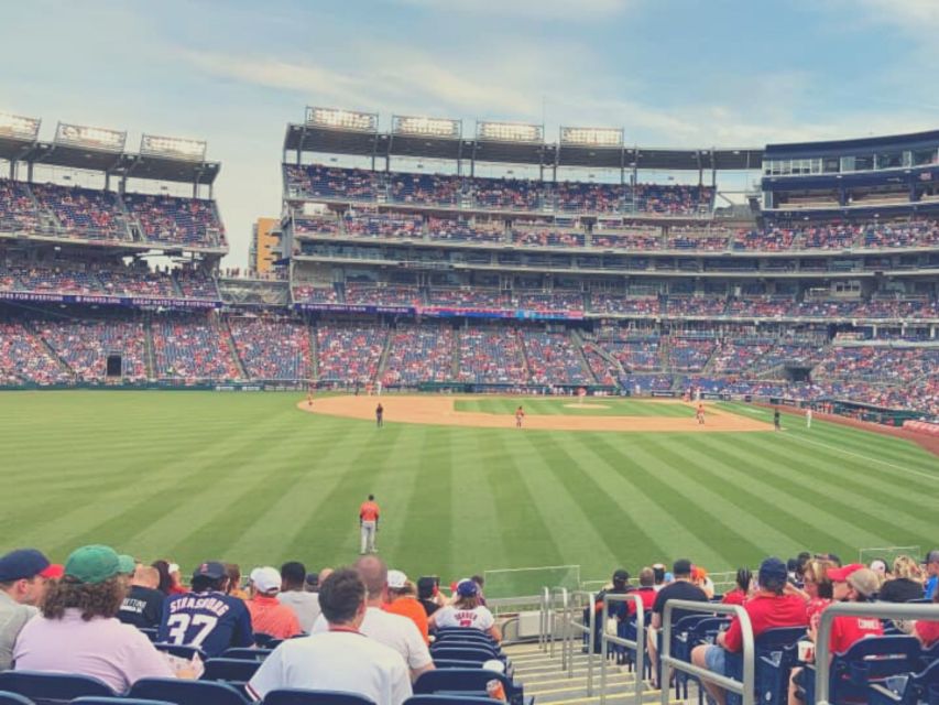 Washington D.C.: Washington Nationals Baseball Game Ticket - Finding your place in the stadium
