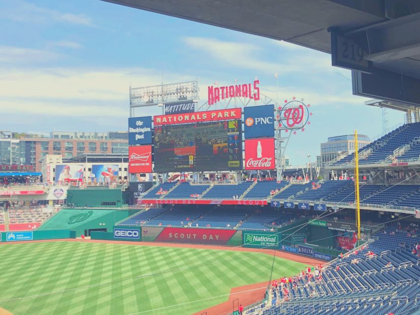 Washington D.C.: Washington Nationals Baseball Game Ticket - The game itself, from first pitch to final out
