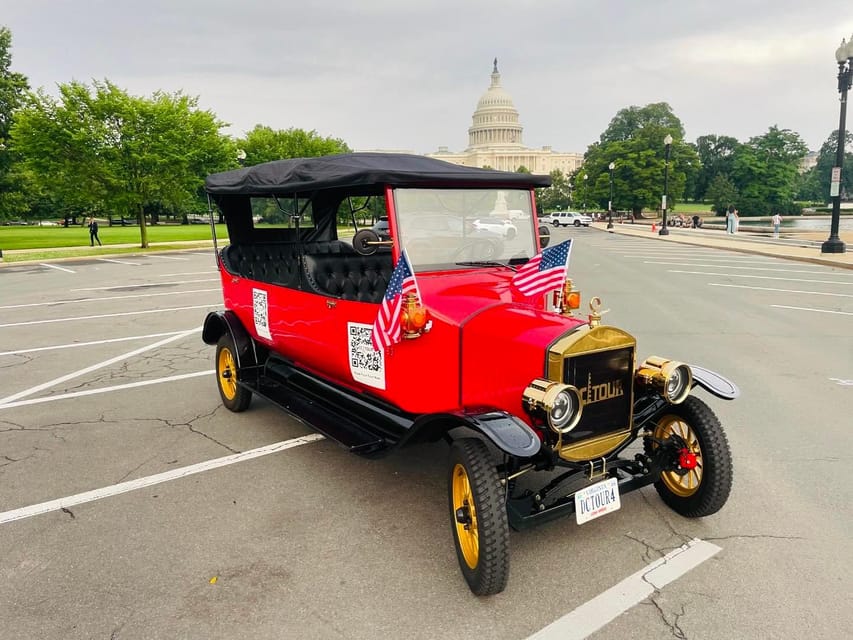 Washington, DC: Day & Night Electric Cart & Vintage Car Tour - Pickup and weather details that matter