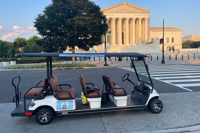 Washington DC Legend Cart Shuttle Evening Tour - White House and Lafayette Square at the start
