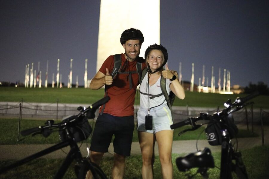Washington DC: Monuments by Night Bike Tour - The White House and the ride back