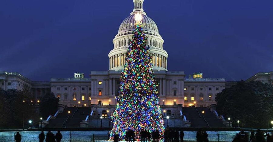 Washington, DC: National Mall and Memorials Moonlight Tour - The U.S. Capitol and White House from outside