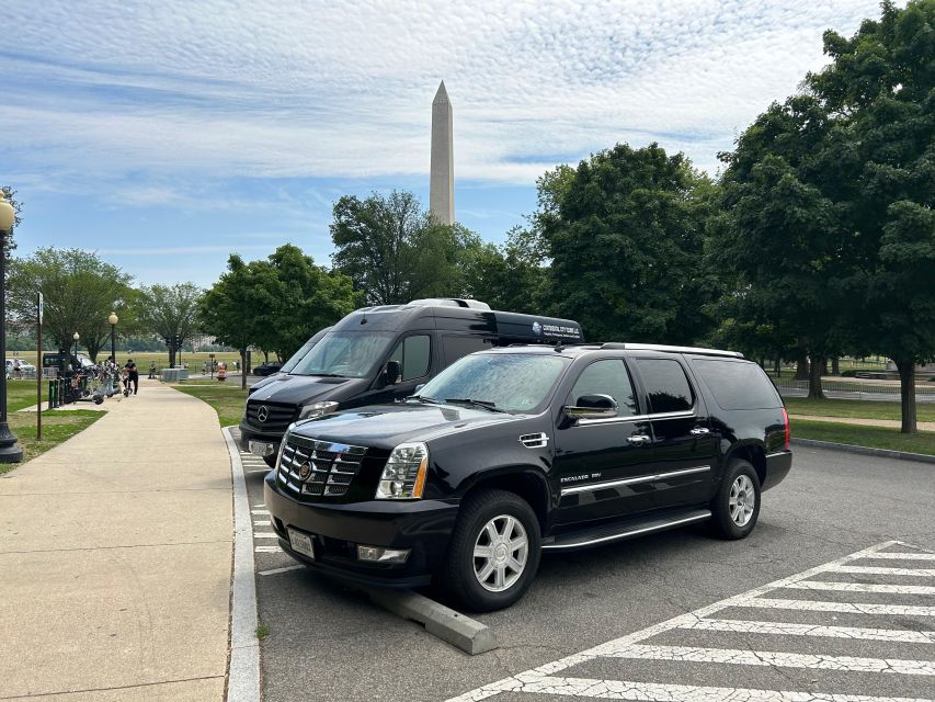 Washington DC: Private Tour with Luxury Vehicle - The Cadillac Escalade or Mercedes Sprinter
