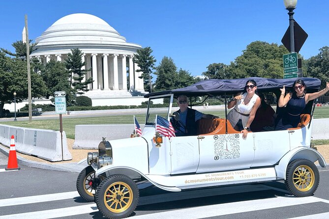 Washington DC Sightseeing Tour by Electric cart or Vintage Car - Key points to know before booking
