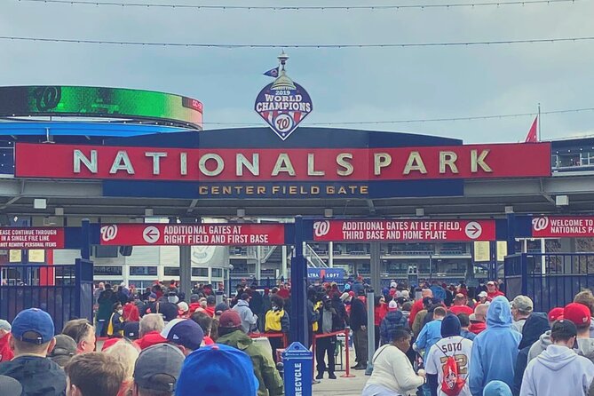 Washington Nationals Baseball Game Ticket at Nationals Park - Getting to the Ballpark and Getting Inside
